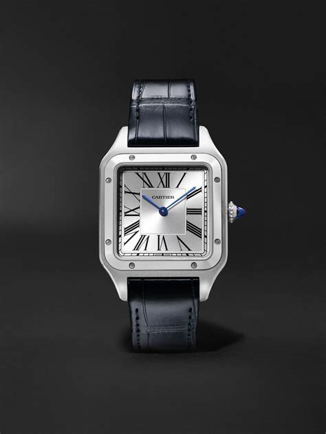 cartier santos dumont silver|cartier santos dumont watch price.